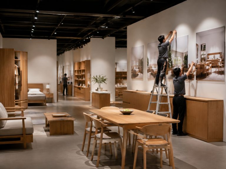 东区街道企业展厅与文化墙设计施工